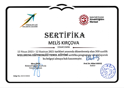 Sertifika Wellbeing